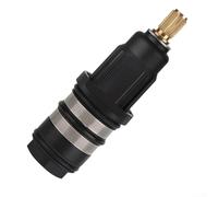 Kit de reparación de válvula mezcladora de ducha de cartucho termostático de latón, carrete de cobre completo, para agua fría y caliente, control de temperatura de 20 a 48 °C con parada de seguridad