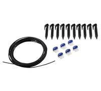 Kit de reparación GARDENA para cable delimitador: Kit reparador para cable delimitador de cortacéspedes Gardena, in able, conectores y ganchos, accesorio original Gardena, gris negruzco (4059-60)
