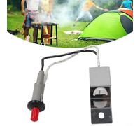 Kit de repuesto de montaje de encendido para Weber Q100 Q120 Q200 Q220 Q1000 Q2000 Arrancador de alto voltaje con receptor de gas inoxidable, pieza de encendido fiable para parrilla al aire libre para