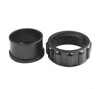 Kit de repuesto de unión de clorador de sal de piscina compatible con pentair para intellichlor IC20 IC40 IC60 IC80-Juego de acoplamiento de 2 pulgadas para mantenimiento de piscinas (2 piezas)