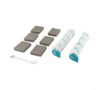 Kit de repuesto para Leifheit Regulus para aqua para powervac - 2 rodillos de cepillo y 6 filtros de esponja juego de accesorios de limpieza