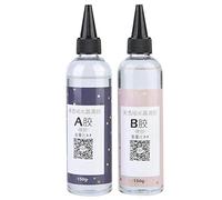 Kit de resina cristalina epoxi de alta transparencia de cristal AB Drop Glue para manualidades de bricolaje, fabricación de joyas(100g（1:1）)