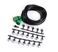 Kit De Riego Por Goteo Micro, Sistema De Riego Por Goteo Sistema De Refrigeración Por Niebla De Agua, Manguera, Boquilla De Aspersión, Jardín, Terraza, Kit De Micro Riego Para Plantas, Flores (10 M)