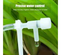 Kit de riego por goteo para jardín con válvula reguladora, dispositivo de riego de plantas en maceta, manguera de 4/7mm, ahorro de riego, microgotero para invernadero 3 m 3 regulator