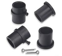 Kit de rodamiento de buje de rueda de brida 741-0990B 714-0162 para Troy-Bilt Piezas de repuesto de eje de tractor de jardín con varillas de pivote de 1 x 3/4 pulgadas