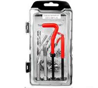 Kit de Roscado Completo con Machos de Roscar y Matrices - Herramientas Reparación Roscado Metal Aluminio para latón - Uso en Plomería y DIY 40 Piezas(C)