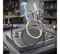Kit de seguridad de encendido ODS0027 para quemador de gas de llama larga con termopar e encendedor, piezas de repuesto para calentador de patio, chimenea, estufa