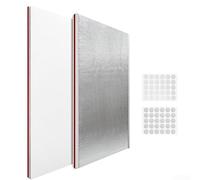 Kit de sellado de espuma aislante para aire acondicionado de ventana con burlete de clima, paneles de alta densidad que reducen corrientes de aire, ruido y pérdida de energía para comodidad interior
