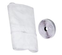 Kit de sellado de ventanas de aire acondicionado, 3/4 metros, doble cremallera, diseño autoadhesivo, reduce la pérdida de aire frío, resistente al y a la lluvia, adecuado para balcones