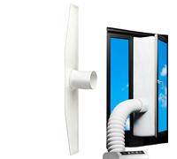 Kit de Sellado para Ventana de Aire Acondicionado, Protector Adhesivo Resistente al Calor, Ventilación para Aire Acondicionado Móvil, para Instaladores y Mejoras del Hogar White