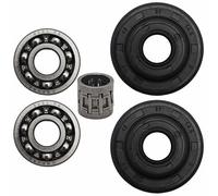 Kit de sello de aceite de rodamiento de bolas del cigüeñal compatible con piezas de motosierra Husqvarna 240 236 235 142 141 136 137 36 41