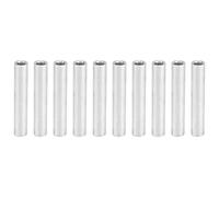 Kit de separadores redondos de 10 piezas M4x0,7 mm 42 mm Aleación de aluminio Intervalo de hilo femenino Columna de conexión para soporte estructural de placa paralela de esquina (Length 43mm)