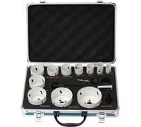 Kit de sierra de sable multiherramienta Makita BiM: Incluye: 19 / 22 / 25 / 29 / 35 / 38 / 44 / 51 / 57 / 68 / 75 mm - (2) Adaptadores - Guía
