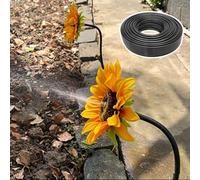 Kit de sistema riego con forma girasol, cabezal aspersor manguera | 未处理(10m/33ft)