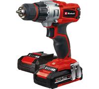 Kit de taladro atornillador inalámbrico Einhell Power X-Change TE-CD 18/2 Li (2 baterías de 1,5 Ah)
