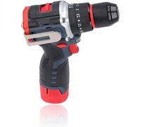Kit de taladro eléctrico de 18V con batería de 2000mAh y cargador. Torque de 80 Nm. Taladro sin escobillas. Kit con enchufes para la Unión Europea.