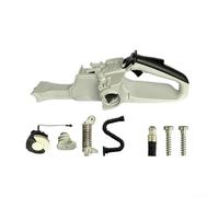 Kit de tanque de combustible de mango trasero para motosierra MS291 MS271 MS261, tapa a prueba de fugas, filtro, tubería, resorte, tornillos, para pieza de repuesto de plástico, negro (juego 1)