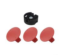 Kit de tapa y base de repuesto para Bosch para cortacésped AFS 23-37 modelo F016F04841, conjunto de cabezal de corte compatible con componentes de plástico