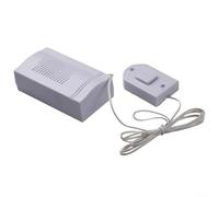 Kit de timbre con cable de 100 cm para seguridad en el hogar, oficina, tienda, garaje, sistema de timbre de bienvenida para invitados, dispositivo alimentado fácil de instalar para monitoreo de