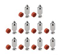 Kit de válvula de aguja flotante, 10 pares para carburador 398188, juego de reconstrucción, piezas de repuesto de metal, reparación de motor