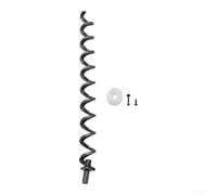 Kit de varilla de empuje de eje de motor de barrena de pellets de 23 pulgadas para Pro S 1100 para navegador, eje de taladro en espiral cuadrado de acero resistente a la corrosión (17 pulgadas)
