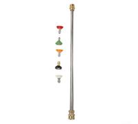 Kit de varita y boquilla para lavadora de alta presión/lanza de 16 pulgadas con conector M22-14mm/5 puntas 0-40 grados/extensión de pulverización de 4000PSI para limpieza eléctrica Craftsman
