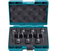 Kit de vasos de impacto Makita IMPACT BLACK, 1/2", 7 piezas. 1/2" - 7 piezas - Impact Black