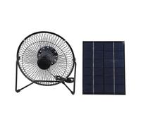 Kit de ventilador de panel solar de 8 pulgadas, ventilación USB, cobertizo | Este kit de ventilación solar mantiene las casas de tus mascotas e invernaderos frescos utilizando energía limpia y renovable