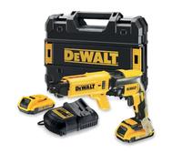 Kit Destornillador Yeso Con Cargador DEWALT DCF620D2K-QW 18V 2x2Ah + Tstak