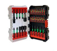 Kit Destornilladores Precisión 31 Bits para acero Aleación Kit | 31 para puntas magnéticas, sujeción segura, evita caídas, para acero aleación, para tratamiento fosfatado negro