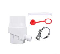 Kit desviador de agua de lluvia estándar de 2 x 3 pulgadas, para colector de lluvia de plástico resistente, barriles de almacenamiento de agua de jardín, sistema de desviación de fácil instalación