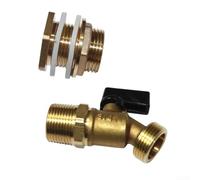 Kit desviador de cubo de lluvia con espiga y accesorio, conector de bajante para lluvia, grifo de riego de jardín para una fácil cosecha de agua