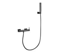 Kit ducha monomando Toscana black gun metal Imex