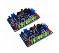 Kit electrónico para práctica de soldadura y control de luz sensible a la música en laboratorios vocacionales y académicos (2PCS)