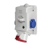 KIT EMPOTRADO 0-I 32A W01 3P+N+E 2X 230V 513.3257-2FFS