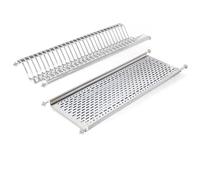 Kit escurreplatos y vasos inoxidable 80 cm