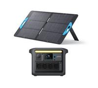 Kit Estación De Energía Anker Solix C1000x Con Panel Solar De 100 W