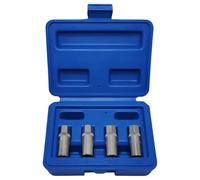 Kit Extractor De Tornillos Removedor Universal Multi-Estría 6,35 mm, 4