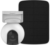 EZVIZ Cámara de vigilancia exterior motorizada EB8 4G 4K WiFi 360° con panel solar