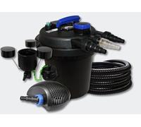 Kit filtración estanque a presión 6000l 11 vatios UVC 70 vatios bomba manguera Skimmer 4216224