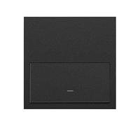 Kit front horizontal para 1 elemento con 1 tecla, serie 100, 3 x 11 x 11 centímetros, color negro mate (referencia: 10020101-238)