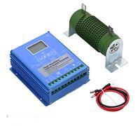Kit generador de turbina eólica con Controlador de Carga, generador de turbina Vertical, Controlador de Carga híbrido eólico-Solar MPPT automático, regulador con Carga de Descarga para turbi