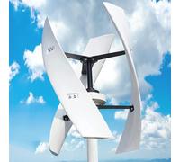 Kit generador de turbina eólica con Controlador de Carga, generador de turbina Vertical, generador de turbina eólica de Eje Vertical, Kit de alimentación de CA de bajo Ruido para el suminist