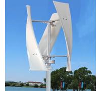 Kit generador de turbina eólica con Controlador de Carga, generador de turbina Vertical, Kit de turbina eólica Vertical para el hogar, diseño en Espiral, generador trifásico con Controlador,