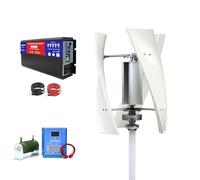 Kit Generador de Turbina Eólica de Eje Vertical Portátil de 12000W