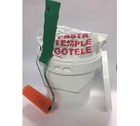 KIT GOTELÉ; 5 Kilos pasta de gotele + Bote 4 litros para mezclar + Rodillo especial efecto relieve