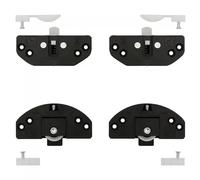KIT HERRAJES PUERTAS CORREBASE 406-412L PARA PUERTAS MADERA, CRISTAL, ALUMINIO