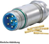 KIT HUMMEL, incluye conectores M23 de alta potencia, conector de acoplamiento INOX, conector de crimpado recto, número de polos: 3+5+PE, tipo conector: tipo espiga