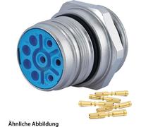 KIT HUMMEL, incluye conectores M23 para alimentación, conector para dispositivos, terminal de crimpado recto, número de polos 3+4+PE, conector hembra para panel frontal - 1