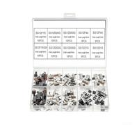 Kit Interruptores Deslizantes 80 Piezas 3 Pines | 80 unidades, 8 modelos distintos, para ideal reparación, bricolaje electrónico, para almacenamiento fácil